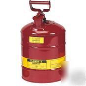 3 gallon justrite safety can type 1, gas can, container