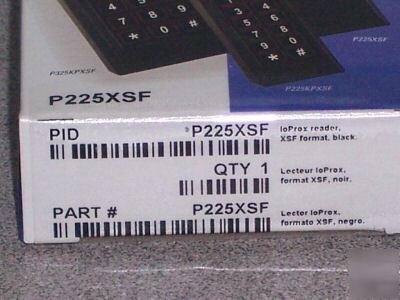 New kantech ioprox P225XSF proximity reader brand 