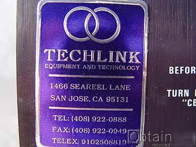 Techlink voltage regulator 180-264 vac freq. 47-63 hz