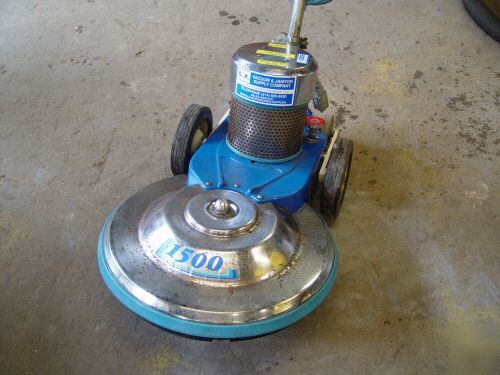 Mastercraft floor buffer polisher burnisher 1500 e 20