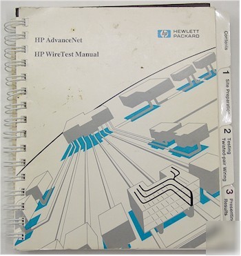 Hewlett packard manual for 28665A starlan wiretest