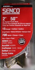 Senco 15G angled finish nails 2 in - A302000