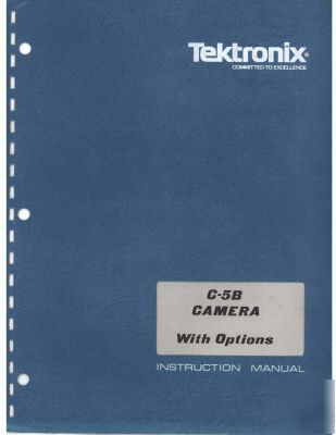 Tek tektronix c-5B C5B opertion & service manual