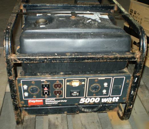 Dayton / honda pro duty generator 3W737C 5000 watt