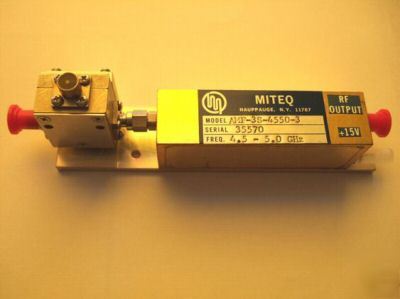 New miteq amf-3S-4550-3 amplifier 4.5-5.0 ghz 