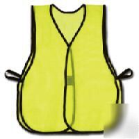  high visibility mesh vest, lime color, 2 sizes 