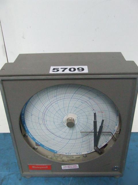  honeywell 612X9 circular humidity temperature recorder