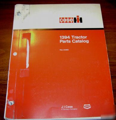 Case ih dealers 1394 tractor parts catalog manual book