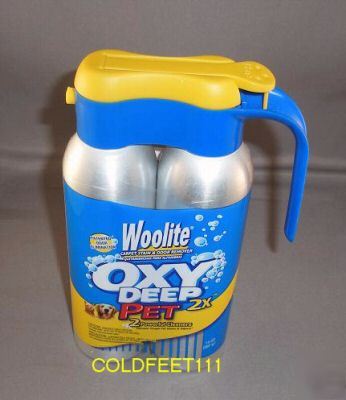 Woolite oxy deep 2X pet stain & odor carpet cleaner 