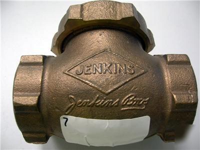 New jenkins 1 1/2 brass check valve - old stock
