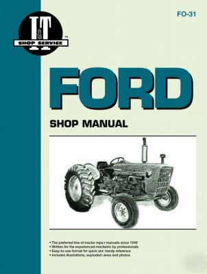 New ford holland i&t shop service repair manual fo-31