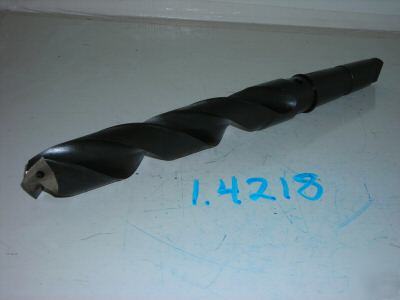 New cleveland taper shank coolant drill 1 27/64 #4MT