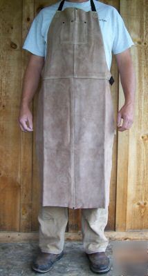 New 42" welding blacksmith woodworking apron leather
