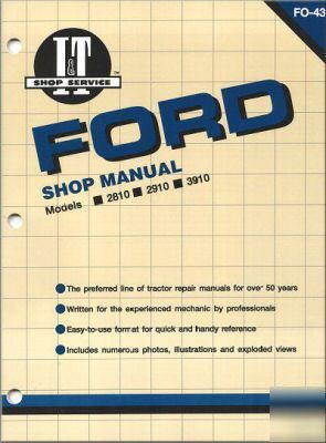 New ford holland i&t shop service repair manual fo-43