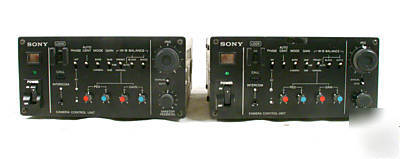 Sony ccu-M3 camera control unit lot (2)