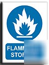 Flammable storage sign-adh.vinyl-200X250MM(ma-027-ae)