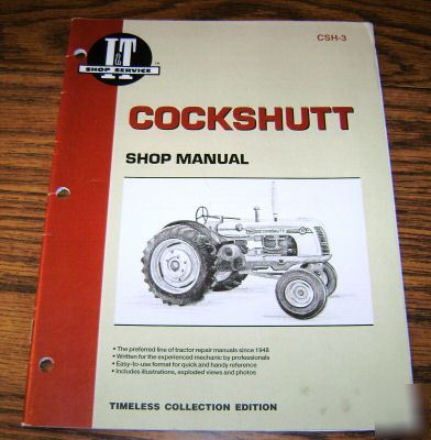 Cockshutt 35 & 40D4 tractor i&t shop service manual