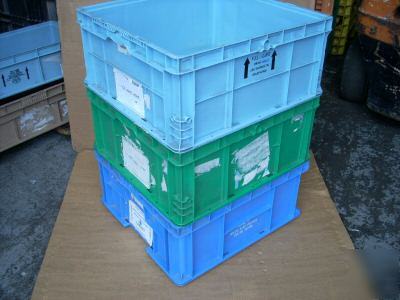 Orbis plastic bin tote container shipping box 24X22X11