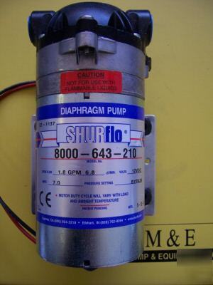 New shurflo diaphragm pump 8000-643-210 
