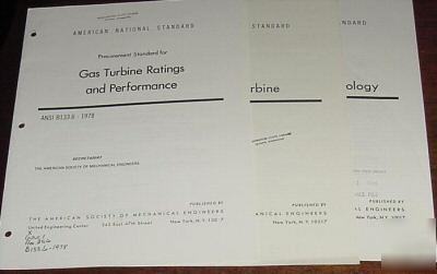 Ansi standard lot gas turbine basic ratings performance
