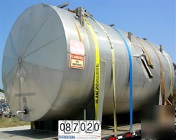 Used: mueller pressure tank, 4000 gallon, 316L stainles