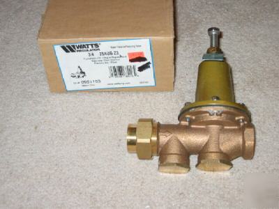 Watts 3/4 25AUB-Z3 water pressure reducing valve w/stra