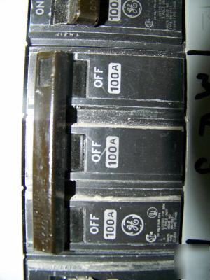 Ge 100AMP 240V 3PH circuit breaker THQB32100 thqb