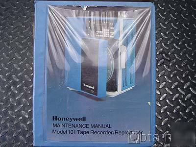 Honeywell tape recorder model 101 maintenance manual
