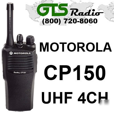 New motorola CP150 uhf 4 channel 2 watt cp 150