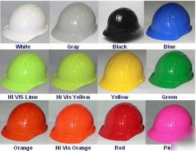 You pick color quick slide 4PT sus. hard hat lot of 12