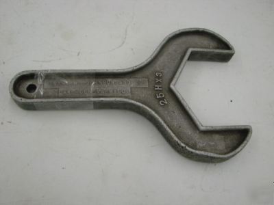 Open wrench 25HX3 stuart johnson co, #6114