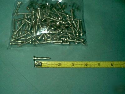 Stainless steel sheet metal screws #12 x 1-1/4