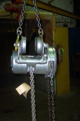 1/2 ton columbus mckinnon cyclone hand chain hoist