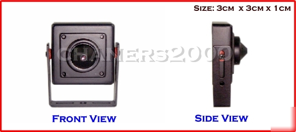 3CM sharp 1/3 ccd security pinhole colour cctv camera