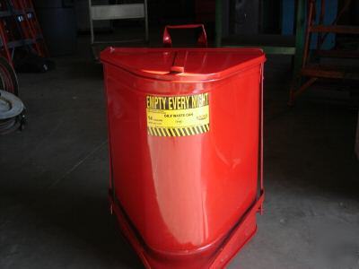 Eagle 14 gallon industrial waste only can hand operated
