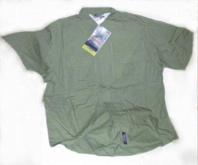 5.11 tactical short sleeve shirt color green size xl
