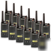 Fm communications system 2 way motorola walkie talkies