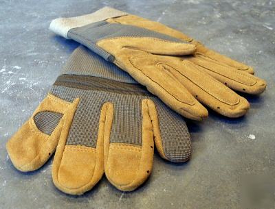 Desert tan mechanics impact gloves lot of 20