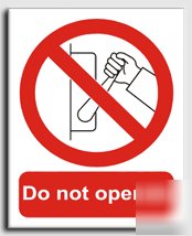 Do not operate sign-s. rigid-200X250MM(pr-015-re)