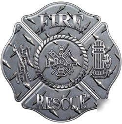 Firefighter decal reflective 4