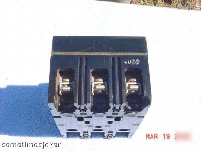 General electric 3 pole 480 vac 20 amp. 40C = used