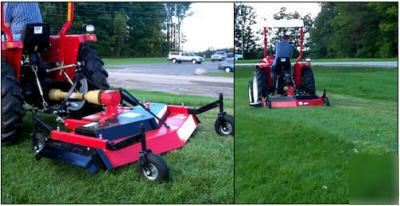 New 5' finish,finishing lawn mower rear mount tractor