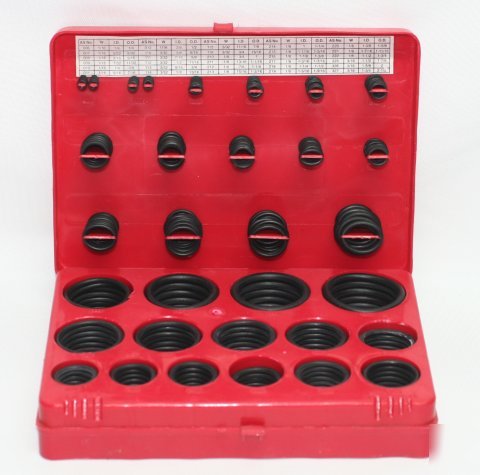 Standard o-ring kit 30 sizes 350+ pieces in case