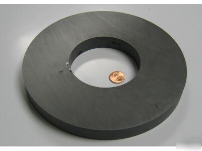 10PC ceramic ring magnet ferrite OD1.26