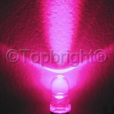 20 pcs ultra bright pink led 5MM 10000 mcd free r&sh