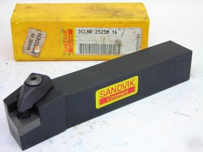 New sandvik turning tool dclnr 2525M 16 (metric) 