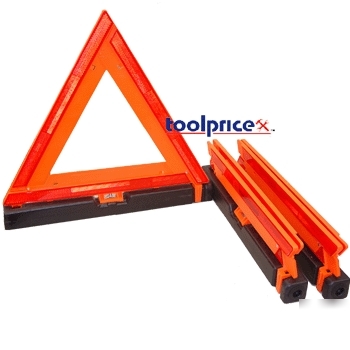 3 pc safety road highway triangle reflector tool kit