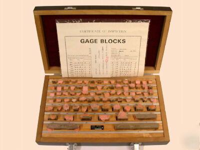 New GB205 81 pieces gage block grade 3 with certificate