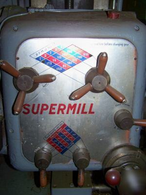Supermill san rocco horizontal boring mill 55MM -2 1/8