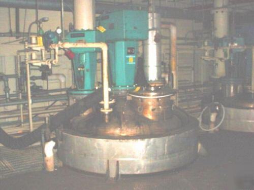 Used 1238 gallon stainless steel reactor